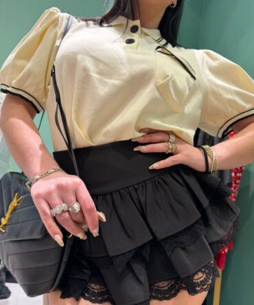 Maglia Polo elegante con dettagli a contrasto