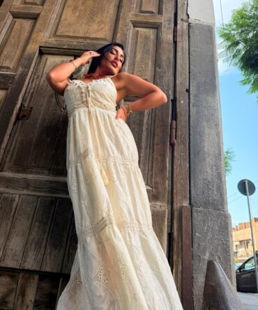 Abito lungo boho chic moda amalfi