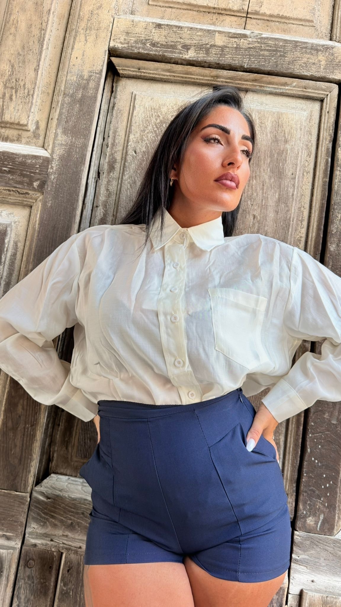 Camicia avorio - immagine 2